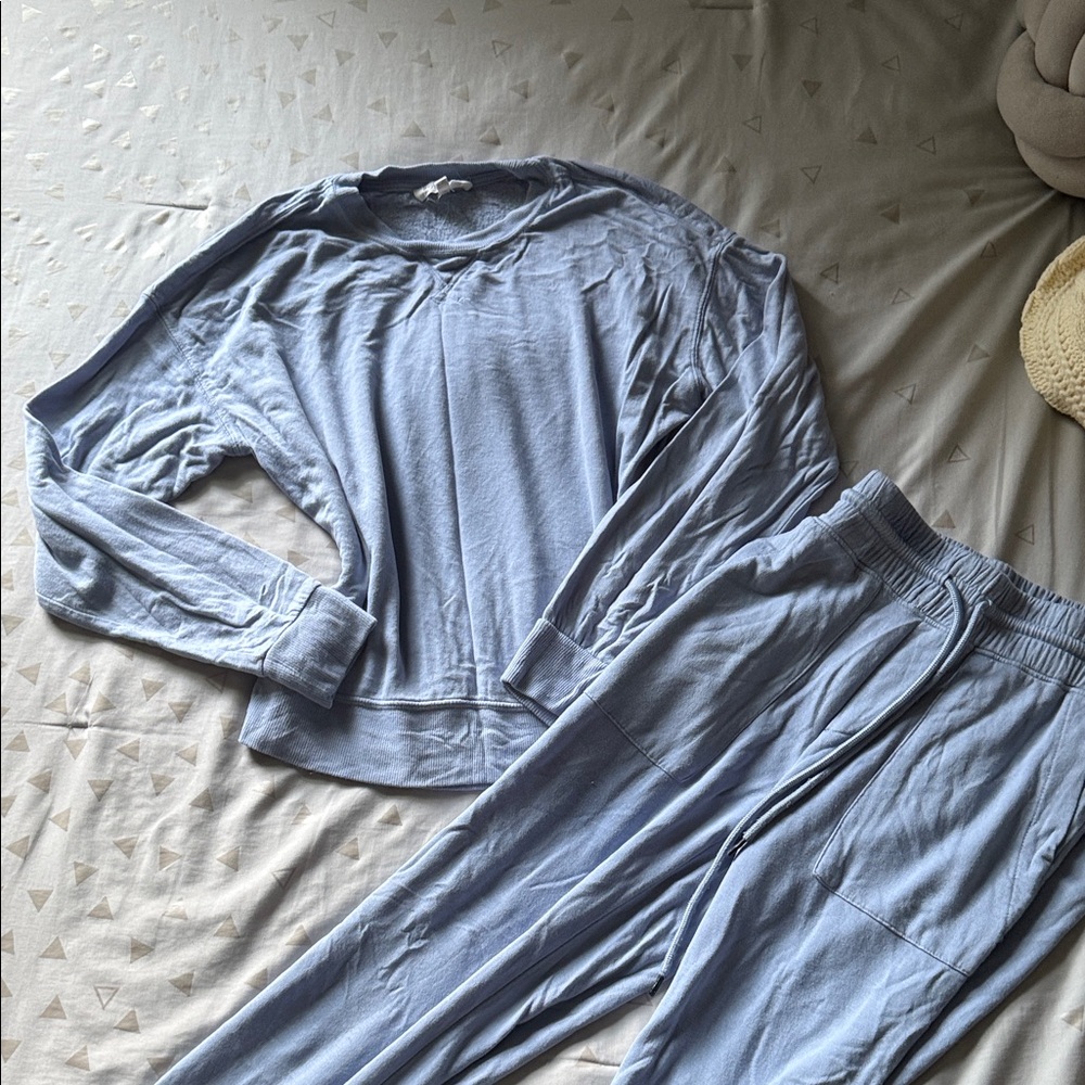 Workshop Republic Clothing Light Blue Lounge Set